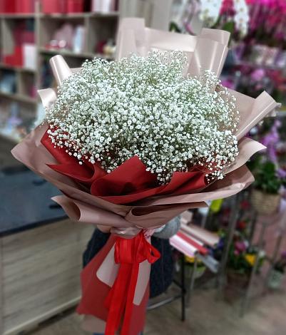 Букет цветов из: Гипсофила в Абрамовке